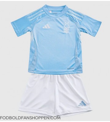 Nottingham Forest Elliot Anderson #8 Tredjetrøje Børn 2024-25 Kortærmet (+ Korte bukser)